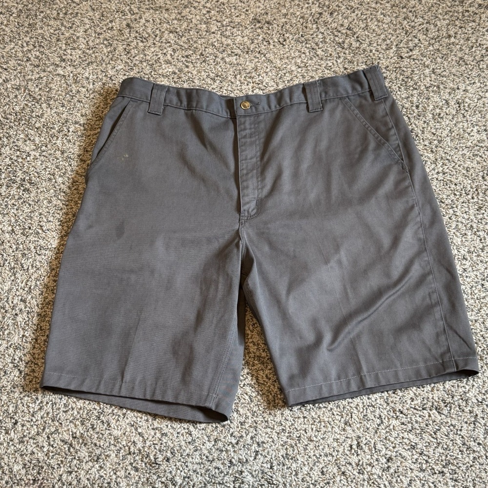 Carhartt Dark Grey Work Shorts Size 42 Original Fit